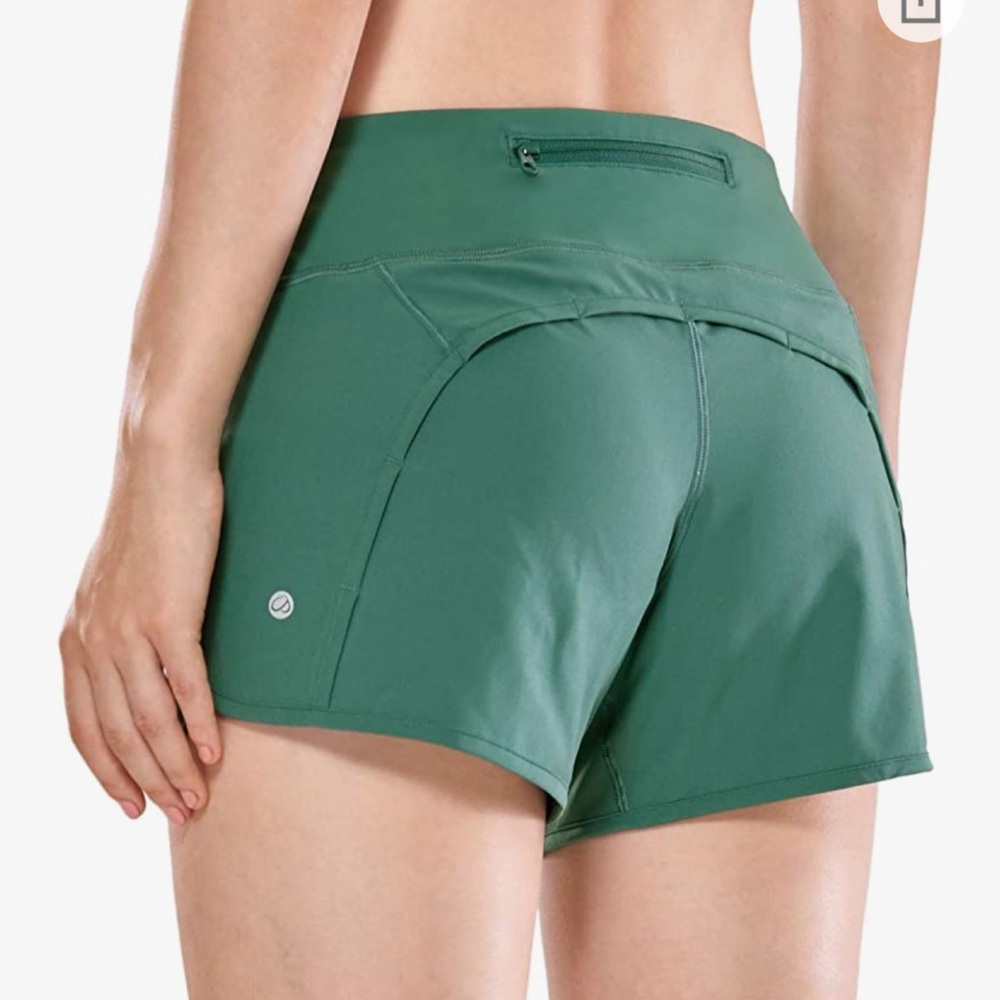Crz yoga 4 inch inseam shorts